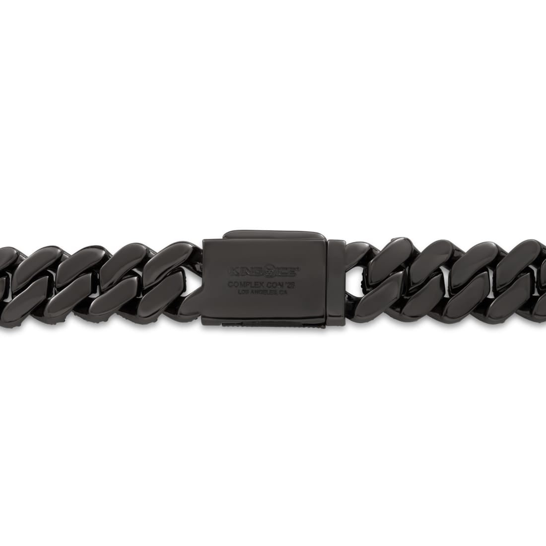 WWE x King Ice - 15mm Iced WWE Chain (COMPLEXCON '26 EDITION)  in  Gold Plated / Black Gold / 24" by King Ice