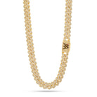 WWE x King Ice - 15mm Iced WWE Chain  in  Gold Plated / 14K Gold / 20" by King Ice