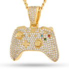 Xbox x King Ice - Controller Necklace  in  14K Gold / 1.4" Mens Necklaces