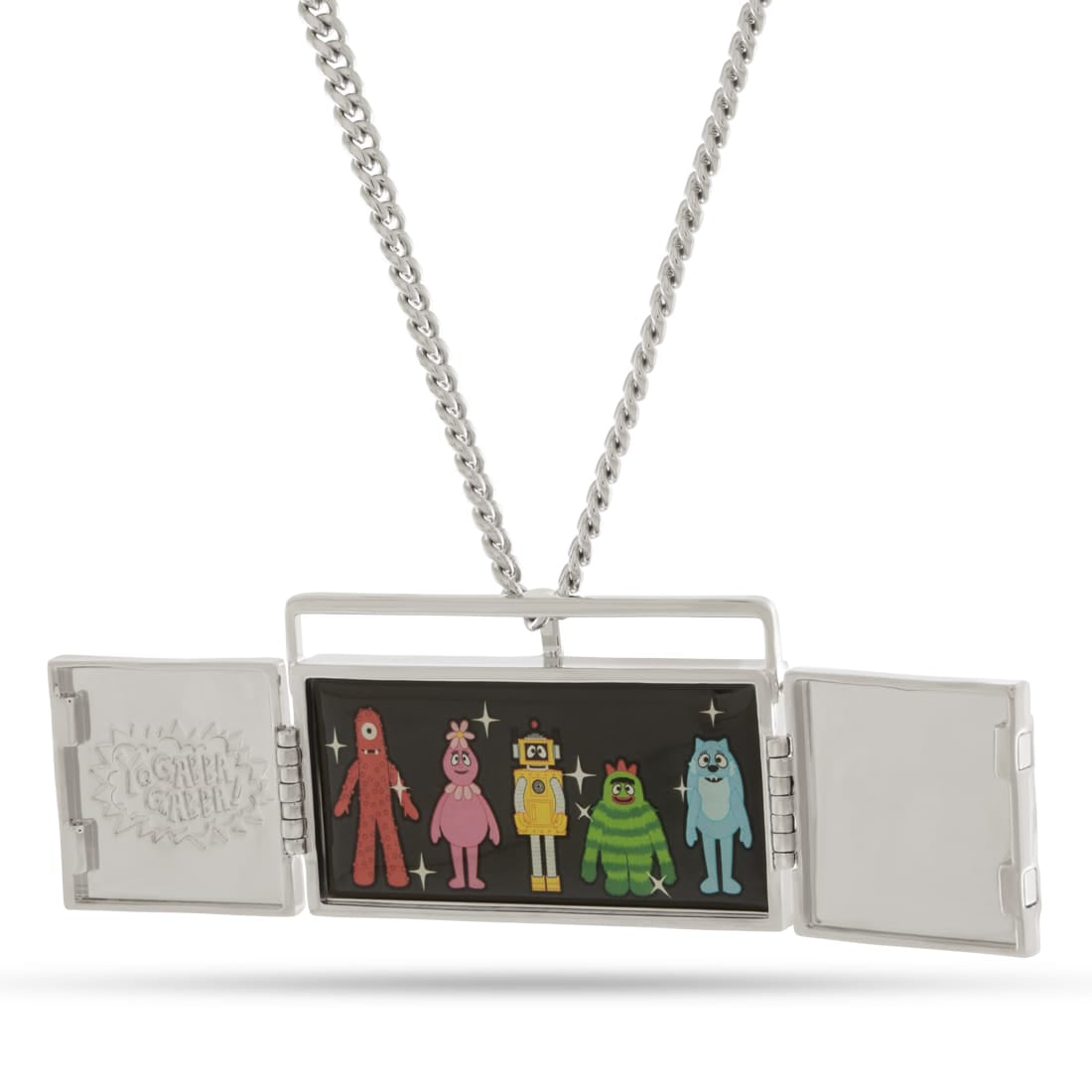 Yo Gabba Gabba x King Ice - SE Boombox Necklace  in  1.5" by King Ice