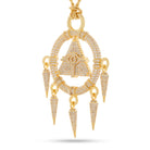 Yu-Gi-Oh! x King Ice - Iced Millennium Ring Necklace  in  by King Ice