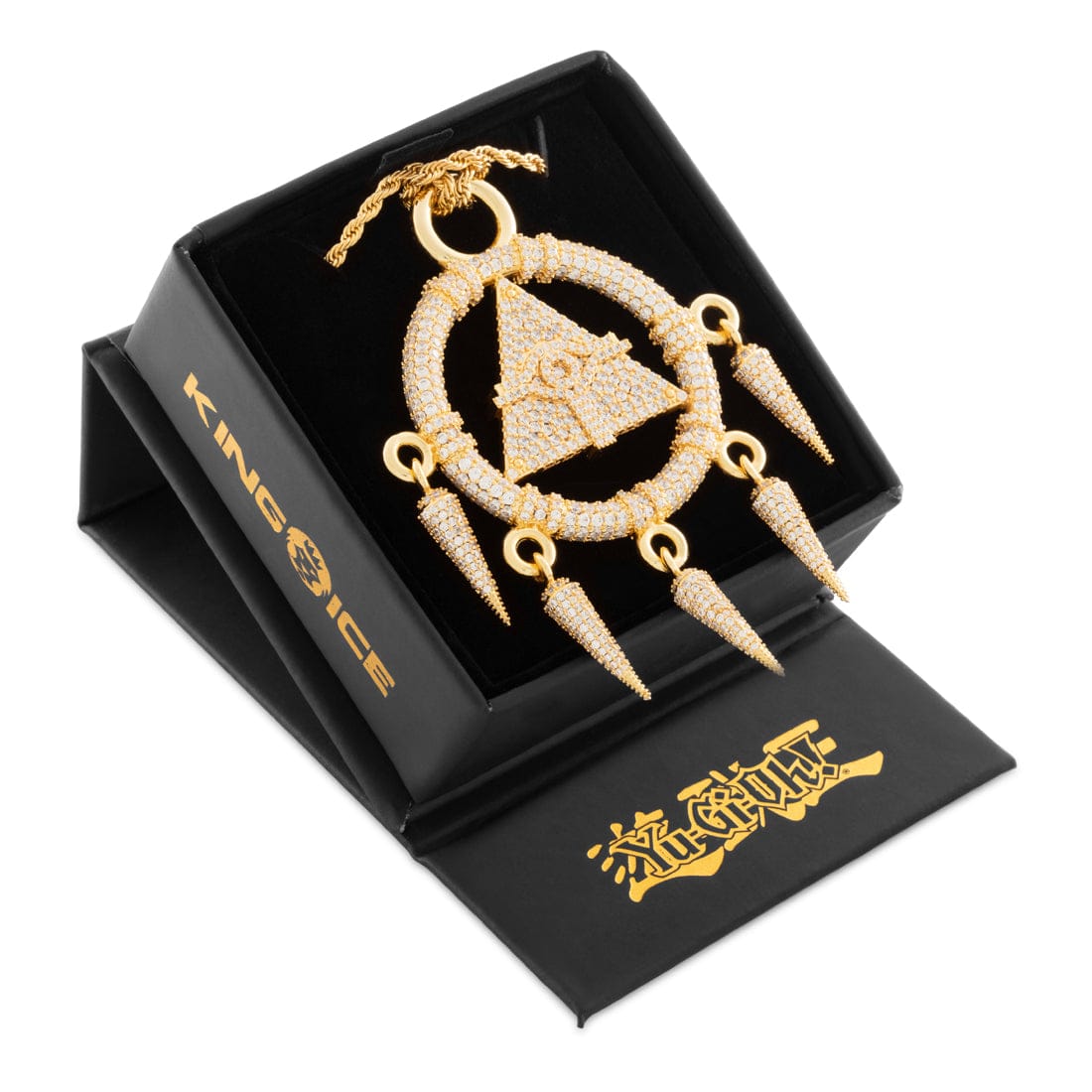 Minakusi ミナクシ　ユキヒョウ牙ネックレス Iced Millennium Ring Necklace | Yu-Gi-Oh! Jewelry | King Ice