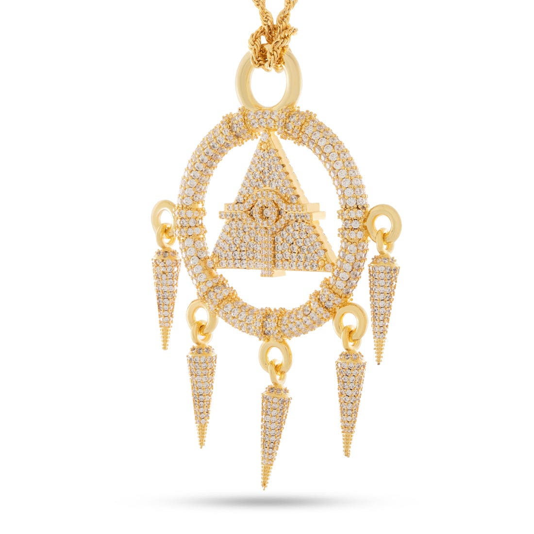 Iced Millennium Ring Necklace | Yu-Gi-Oh! Jewelry | King Ice