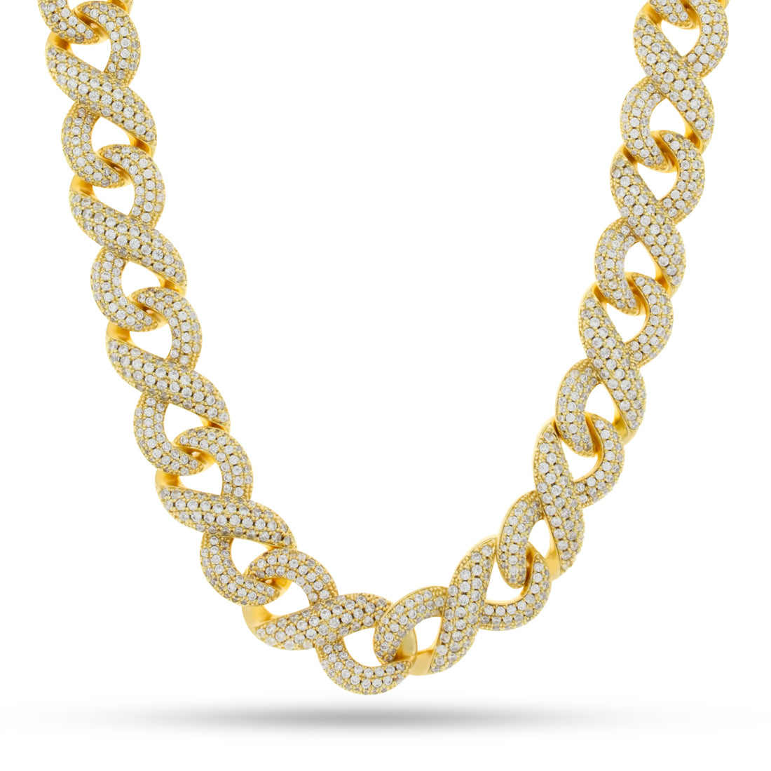 Gold Plated / 14K Gold / 20" 15mm Infinity Link Chain