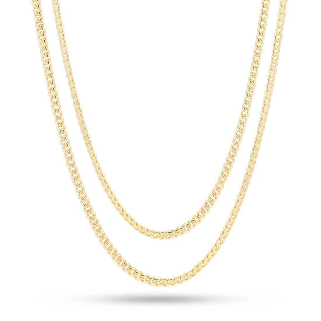 3mm Miami Cuban Link Chain Choker Set Hip Hop Jewelry – King Ice