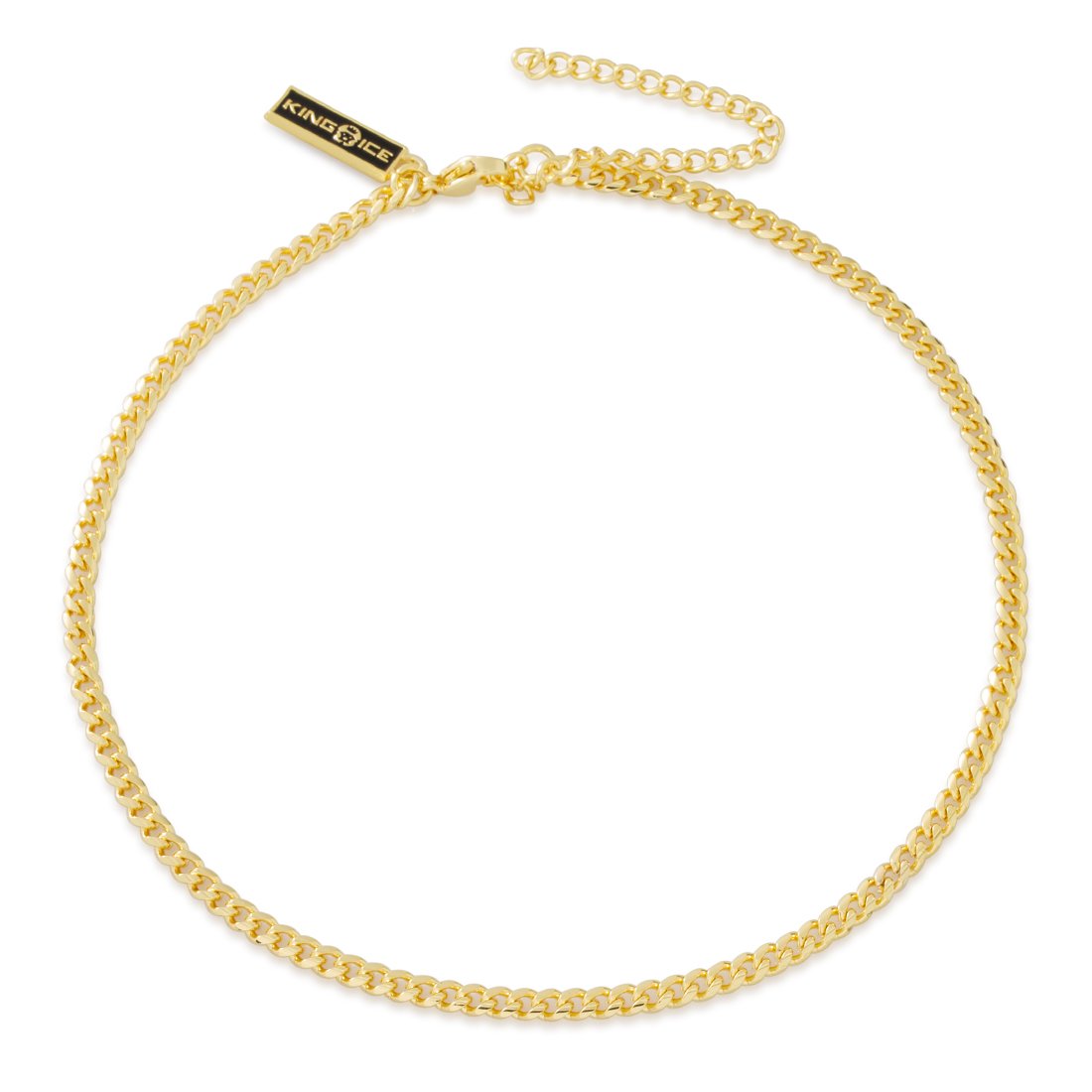 3mm Miami Cuban Link Choker Chain Women's Jewelry – King Ice