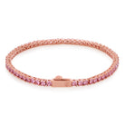 3mm Pink Tennis Bracelet