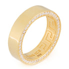 Sterling Silver / 14K Gold / 12 6mm Wedding Ring RGX12227-Gold-12