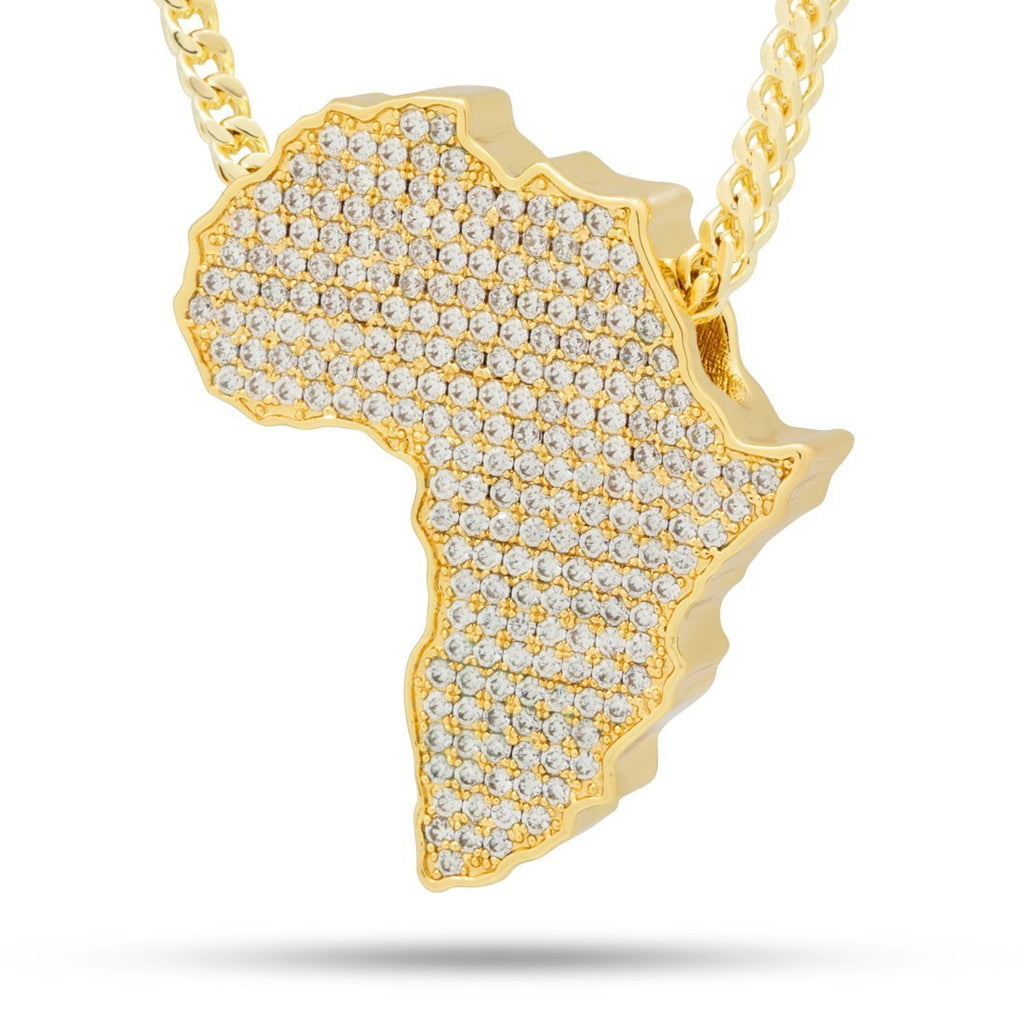 14K Gold / M Snoop Dogg x King Ice - Africa Necklace NKX11469