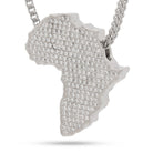 White Gold / M Snoop Dogg x King Ice - Africa Necklace NKX11469-SILVER