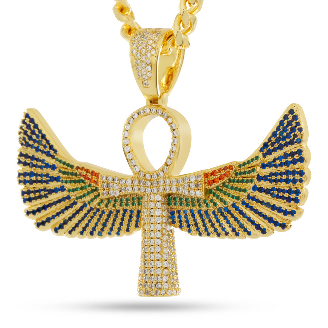 Ankh of Isis Necklace Egypt Pieces King Ice1
