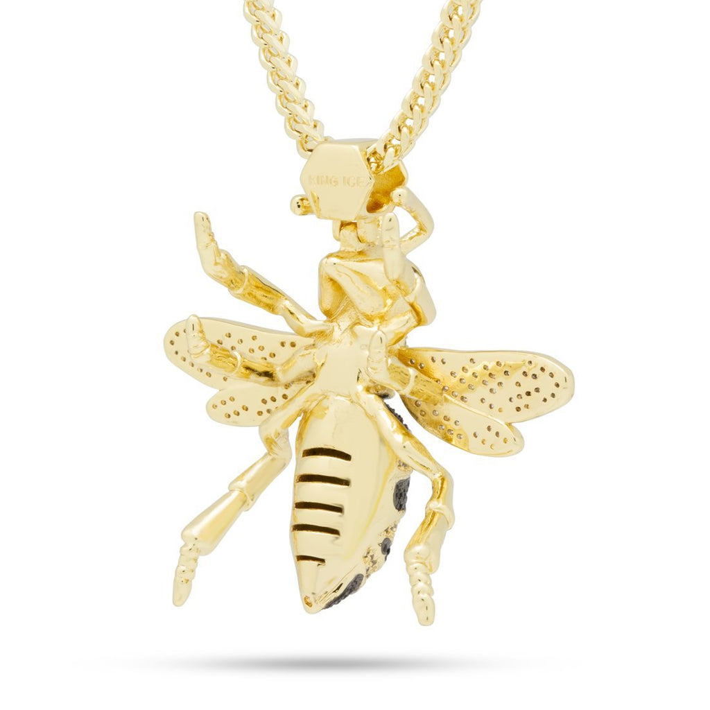 14K Gold / M Bee Necklace NKX13415