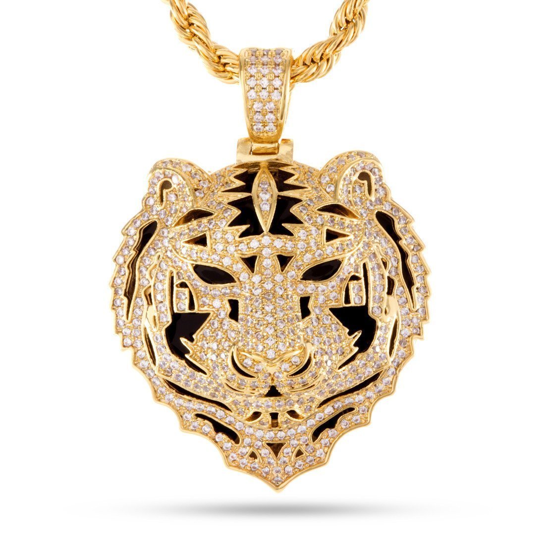 Bengal Tiger Necklace Animal Jewelry King Ice