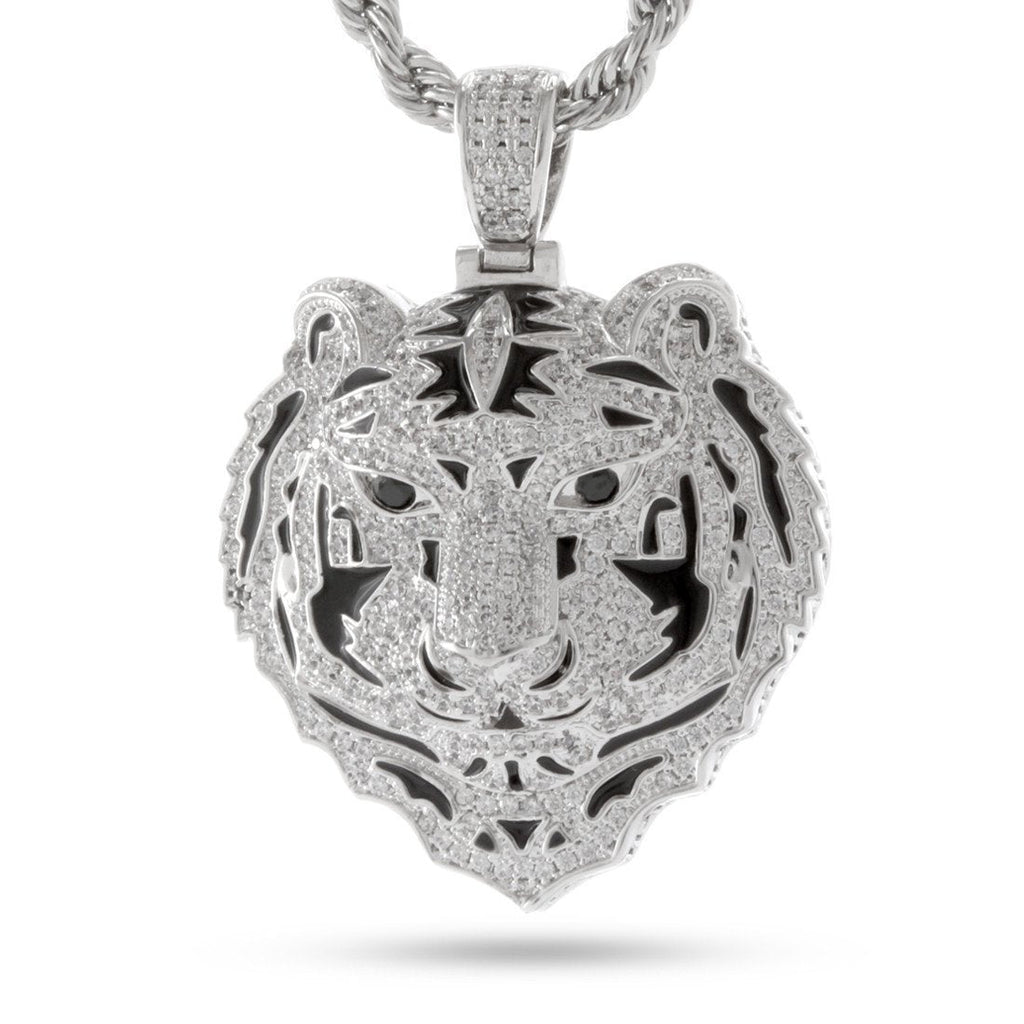 White Gold / M Snoop Dogg x King Ice - Bengal Tiger Necklace NKX11464-Silver