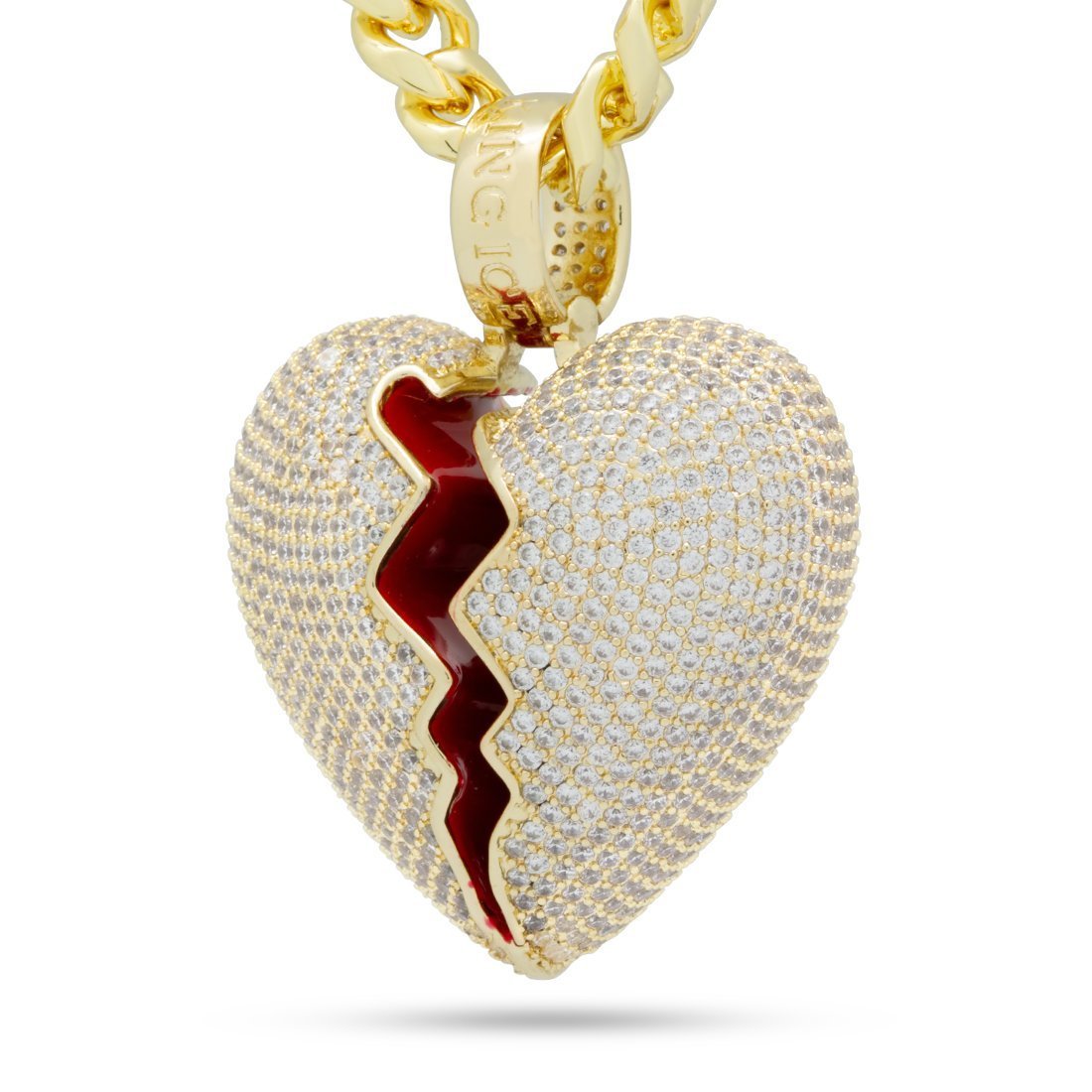 Split Heart Necklaces, Engraved Partners in Crime – Namecoins