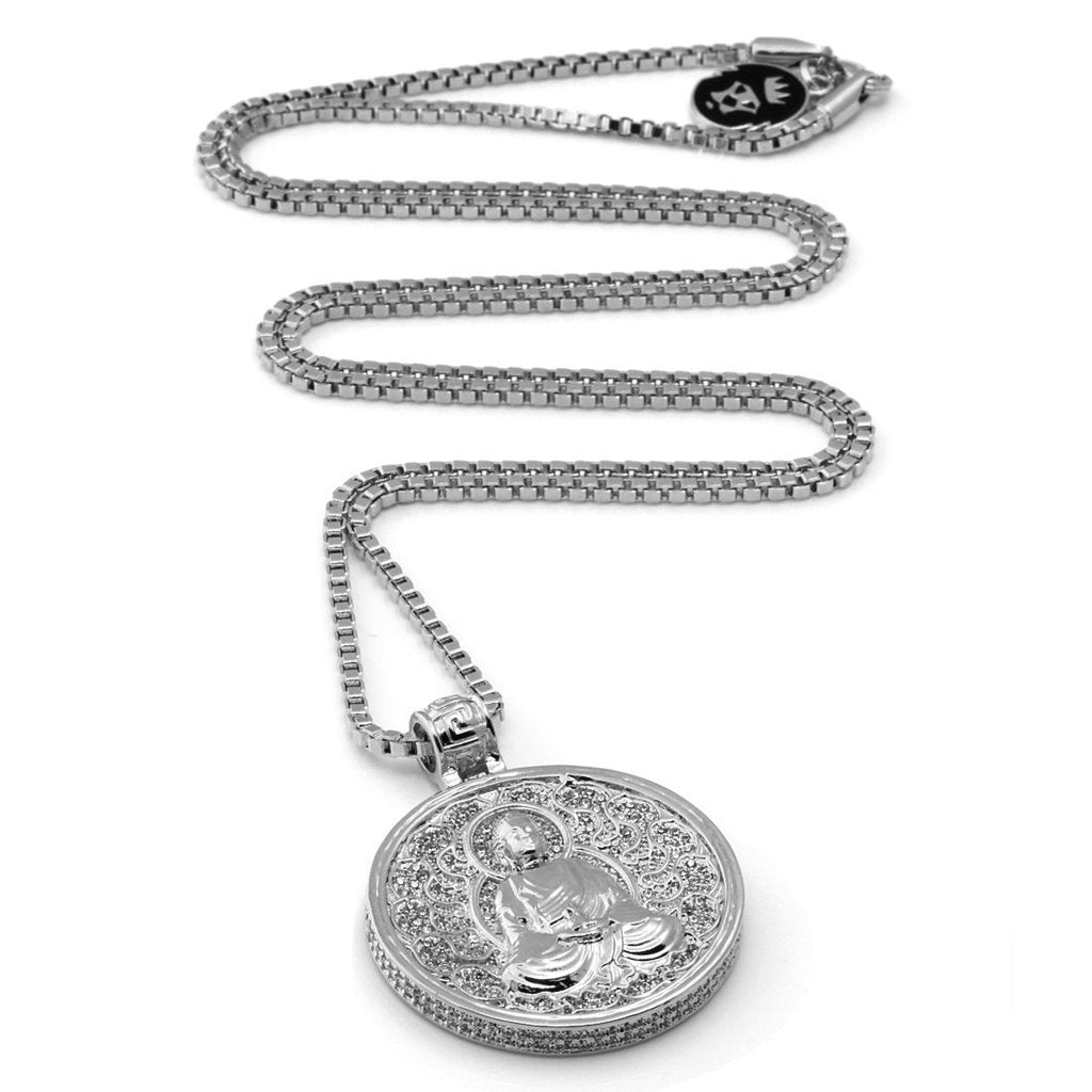 Buddhist Medallion Necklace | Hip Hop Jewelry | King Ice