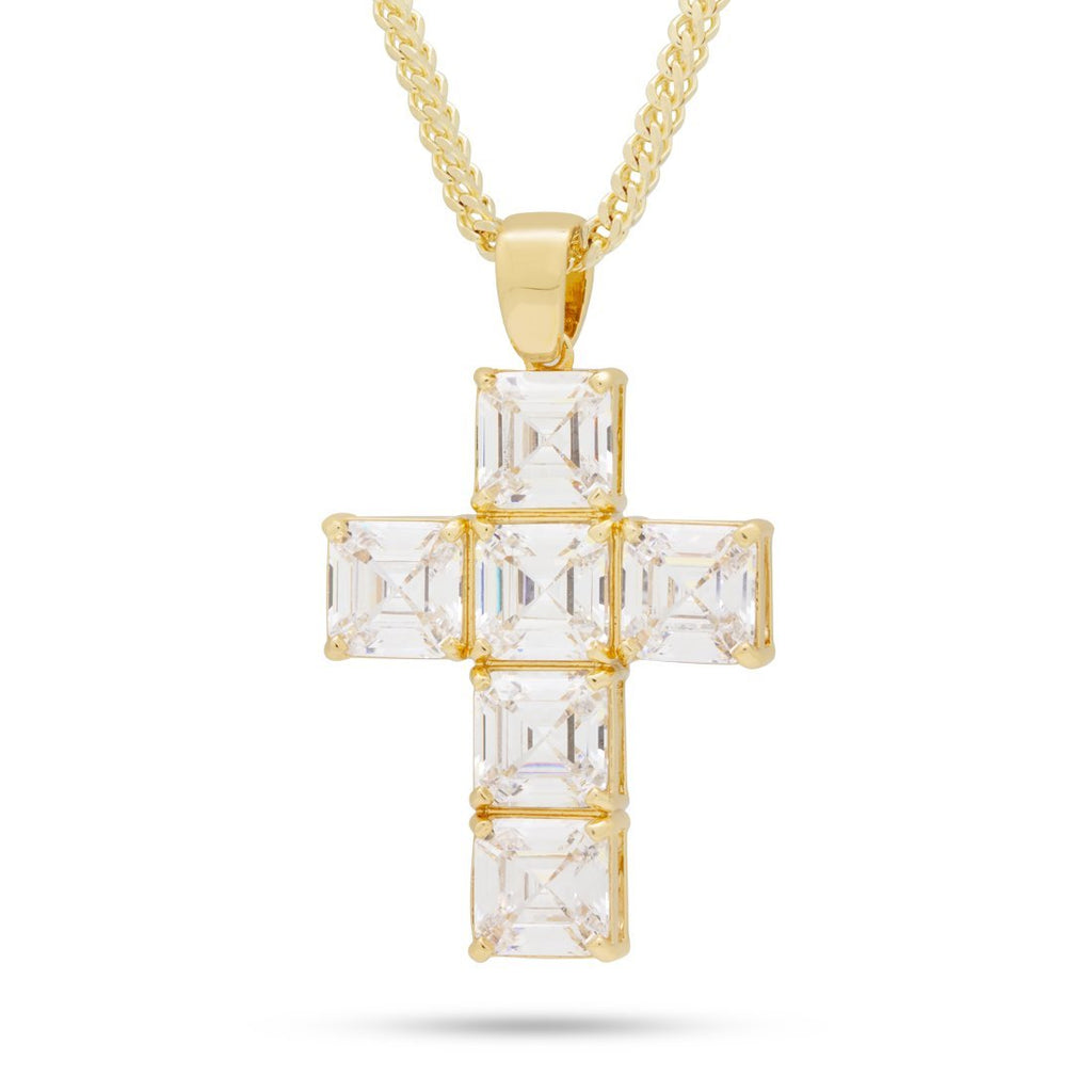 14K Gold The Celestial Cross Necklace NKX13347