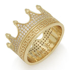 Sterling Silver / 14K Gold / 11 Crown Ring RGX12914-Gold-11