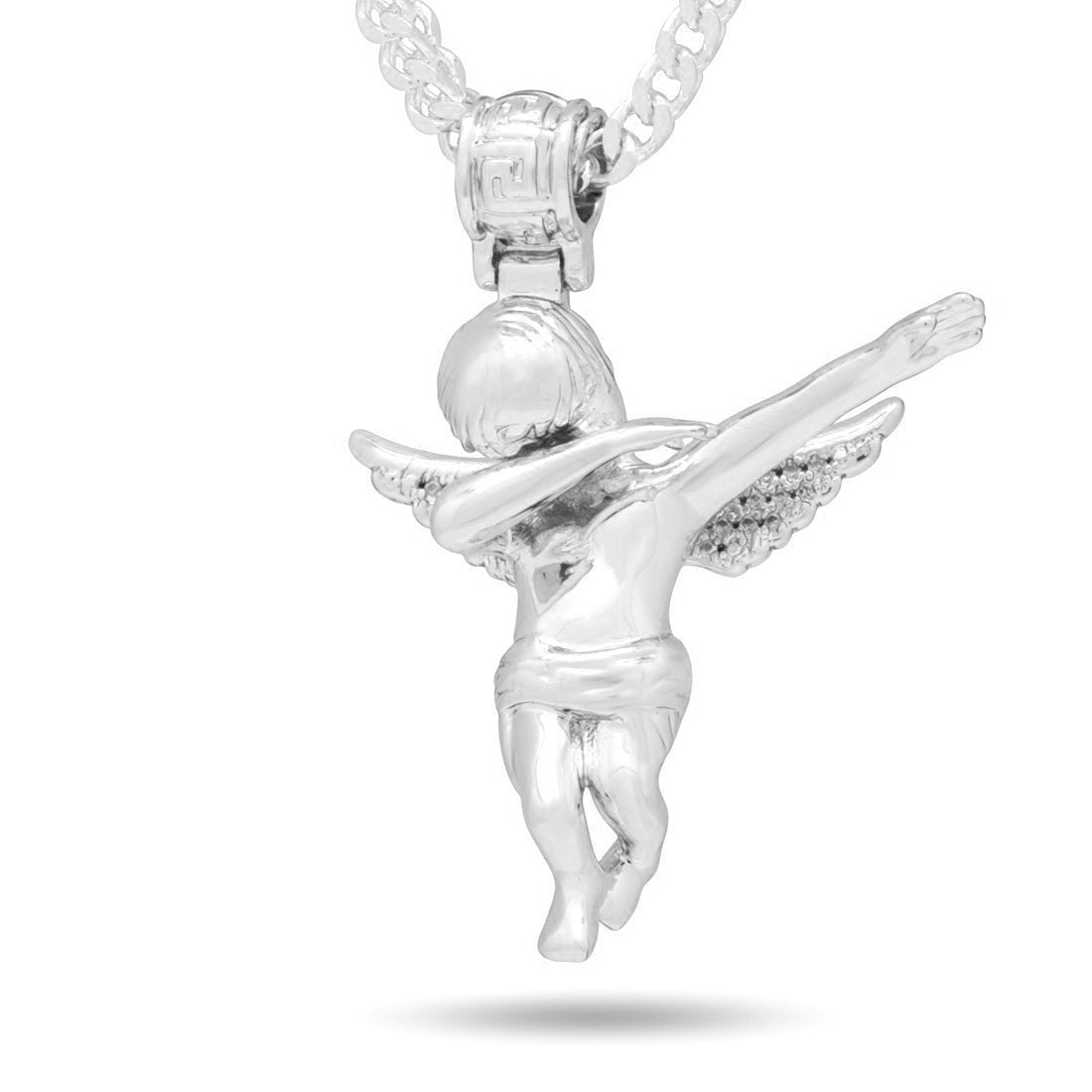 Angel necklace white gold deals