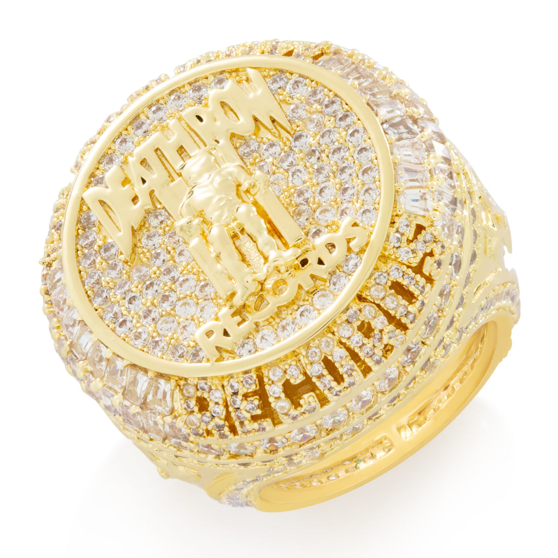 Gold Plated / 14K Gold / 7 Death Row Records x King Ice - Championship Ring