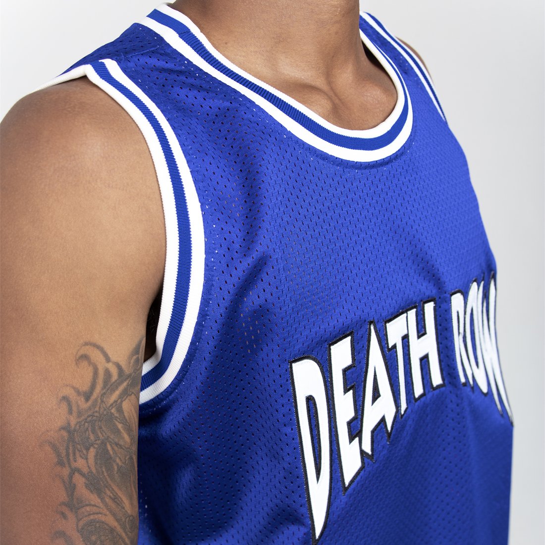 Crew-Neck Basketball Jersey | Death Row Apparel | King Ice Yellow / S