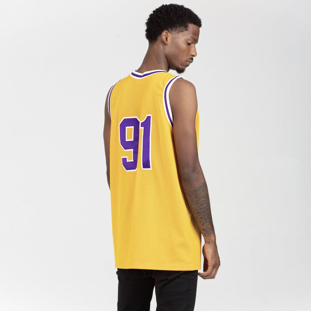Death Row Records x King Ice - Crew-Neck Basketball Jersey