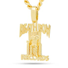 14K Gold / L Death Row Records x King Ice - Death Row Necklace NKX14132