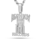 White Gold / L Death Row Records x King Ice - Death Row Necklace NKX14133