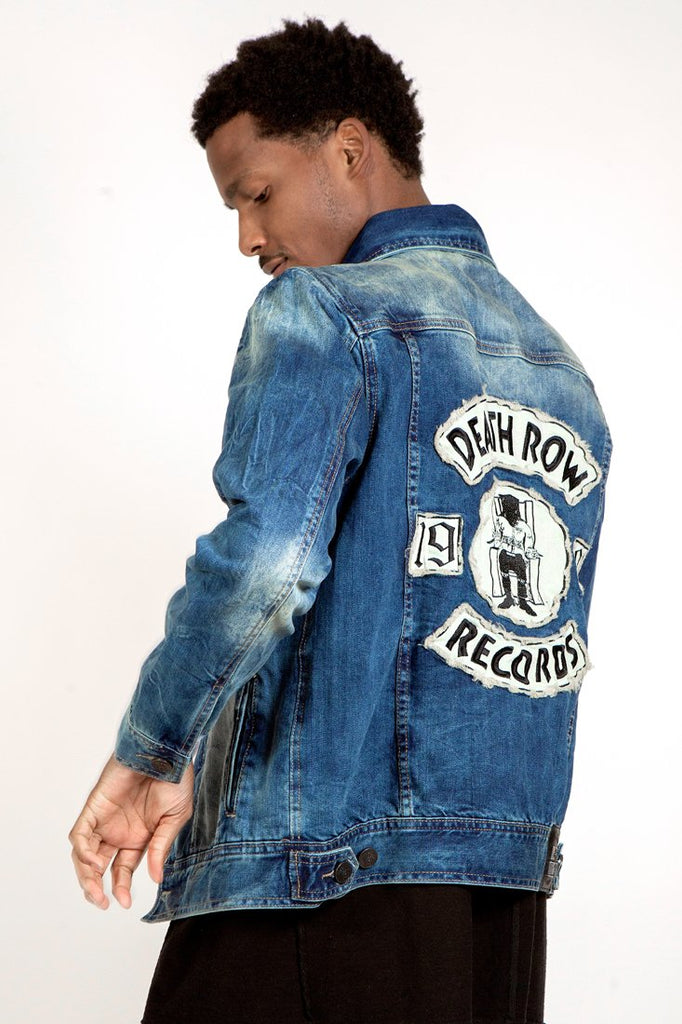 Death Row Records x King Ice - Denim Patched Jacket