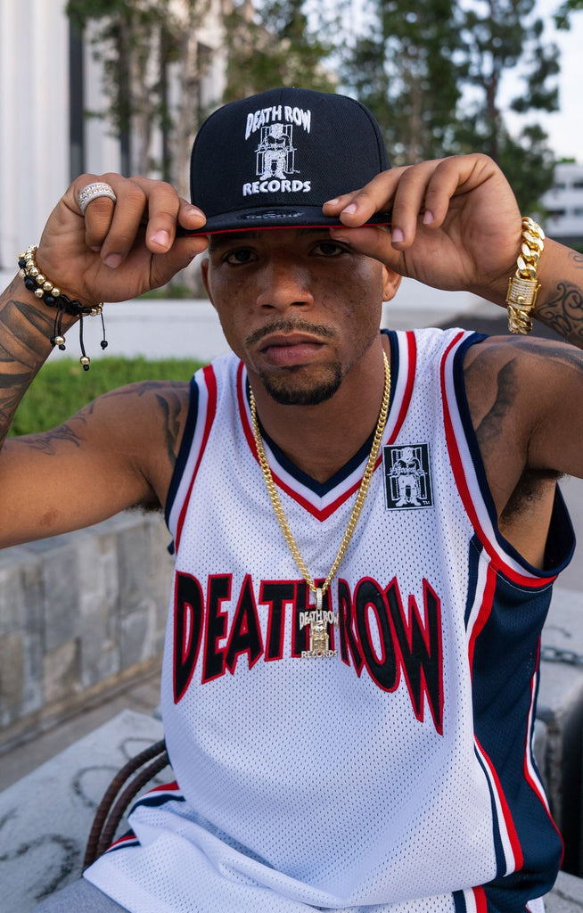 Flat Brim Baseball Hat Death Row Apparel King Ice