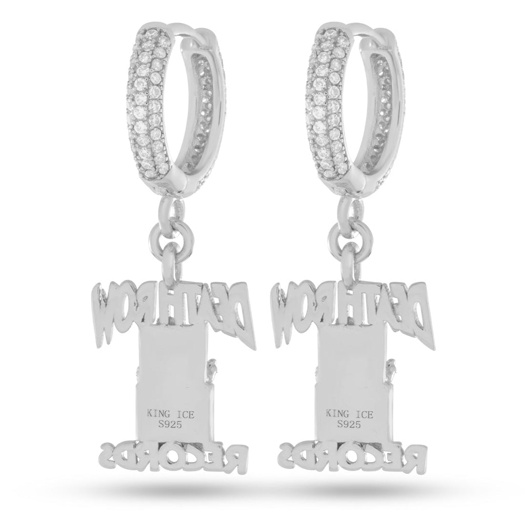 Death Row Records x King Ice - Hanging Logo Earrings