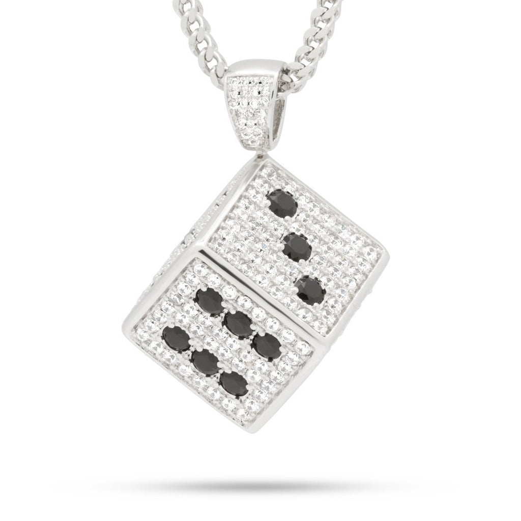 White Gold / S Dice Necklace NKX13327