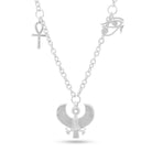 White Gold / M Egyptian Unity Necklace NKX14227-Silver