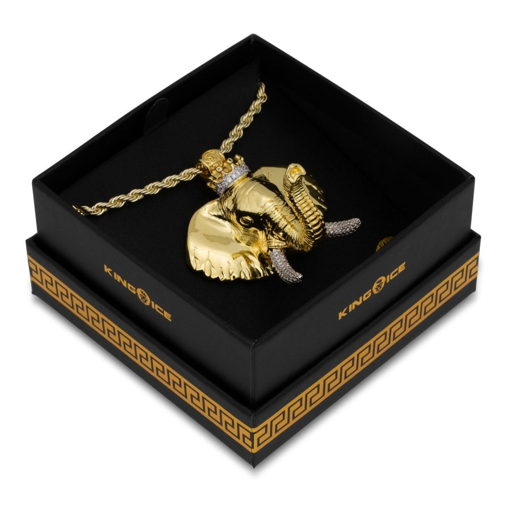 14K Gold The 14K Gold Elephant Necklace - Designed by Snoop Dogg x King Ice NKX11466