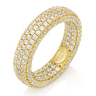 Sterling Silver / 14K Gold / 7 Eternity Ring RGX12872-Gold-7