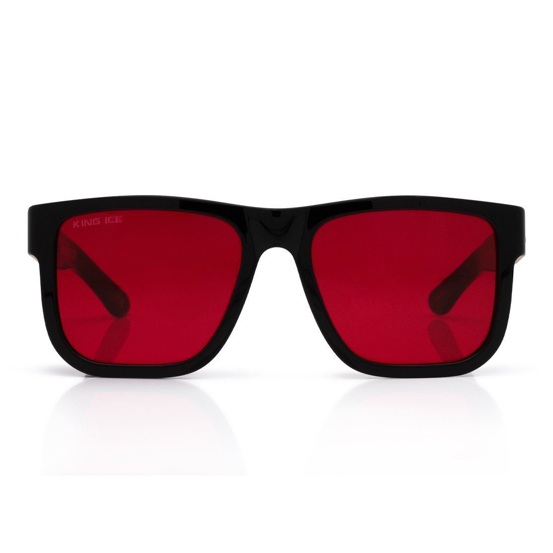 Red lens glasses hotsell