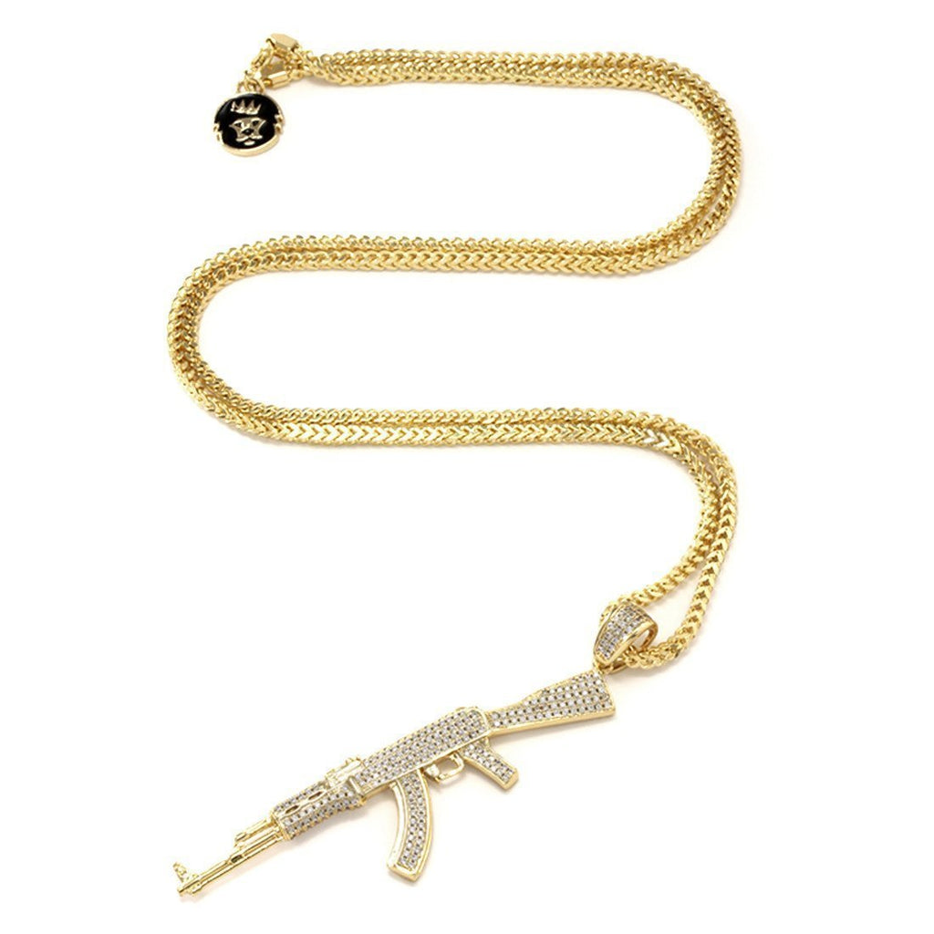 Iced AK-47 Necklace