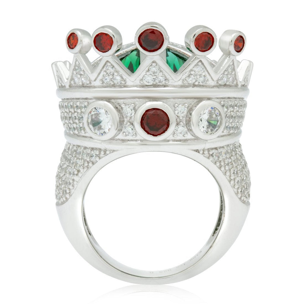Iced Crown Ring