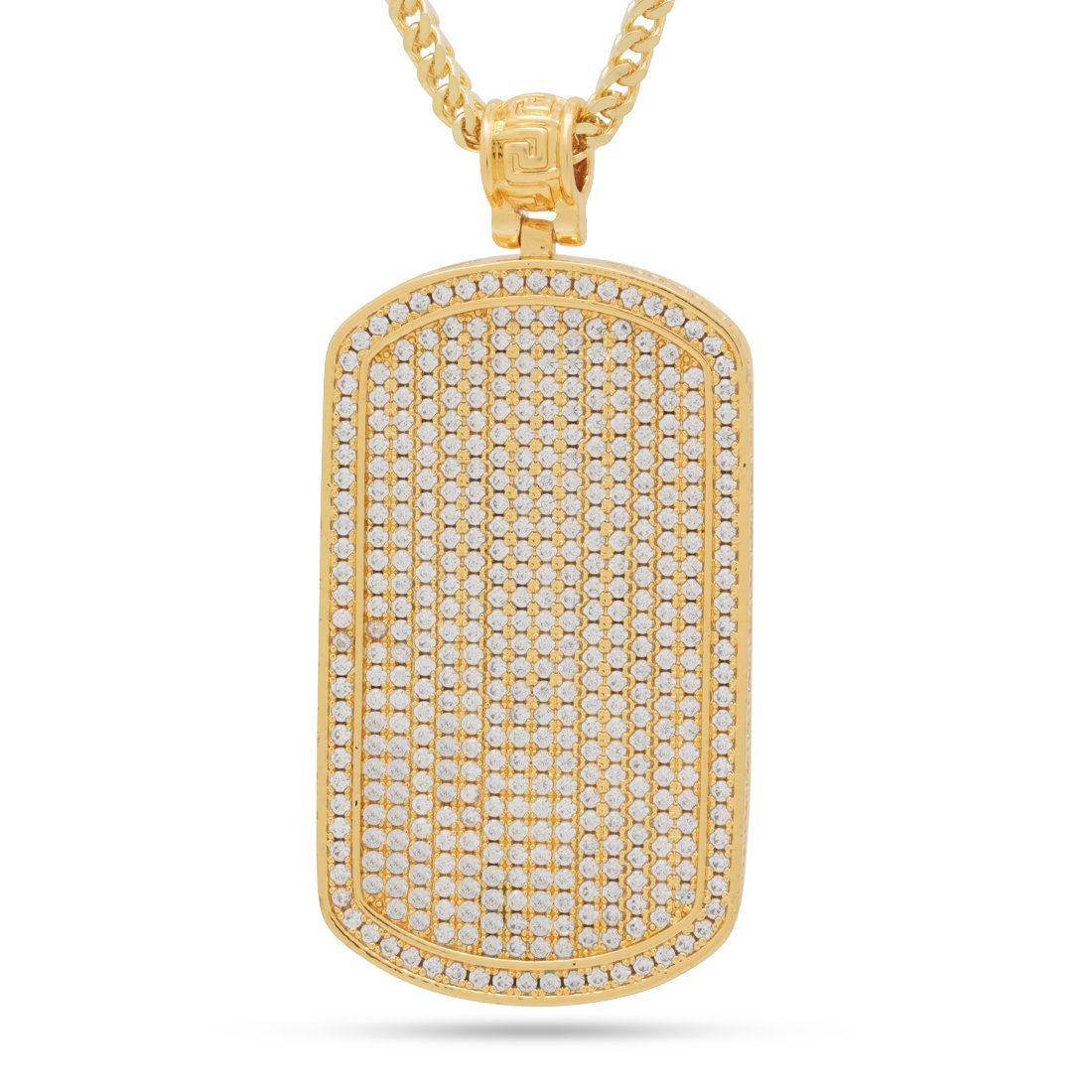 Iced Tag Necklace | Dog Tag Jewelry | King Ice