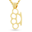 Iced Knuckleduster Necklace