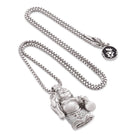 Iced Laughing Buddha Necklace