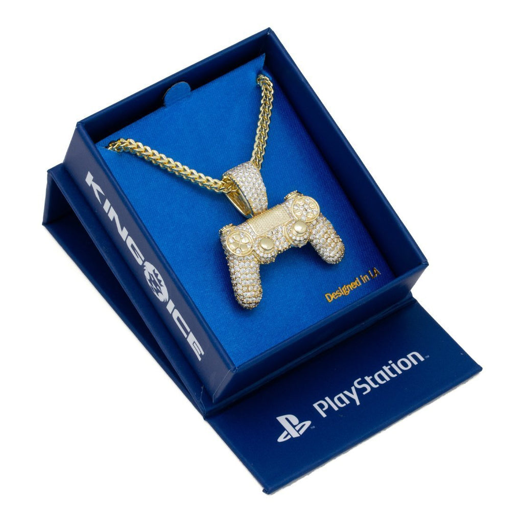Inspired by PlayStation® - Iced Classic Controller Necklace