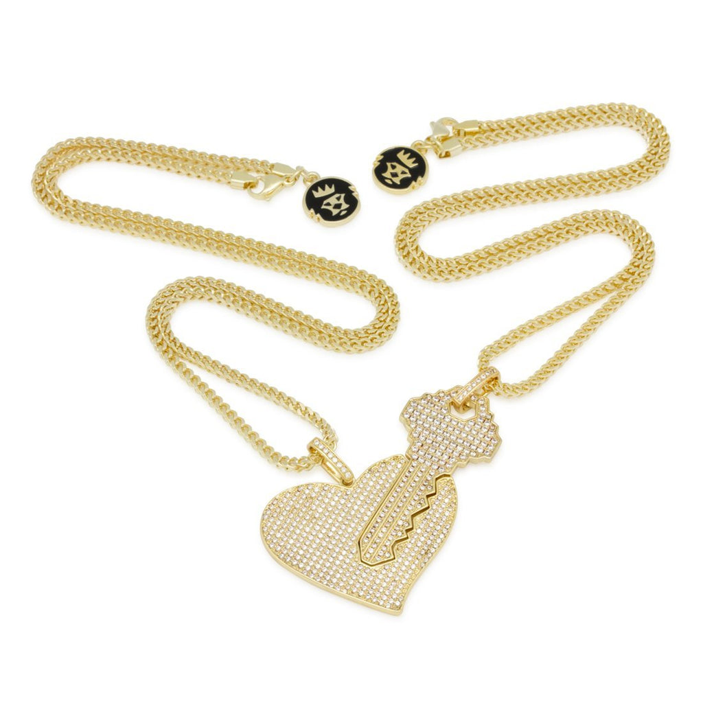 14K Gold The Key to Love Necklace NKX14063