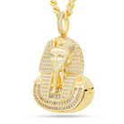 14K Gold Classic Secret Stash King Tut Necklace NKX14251-Gold