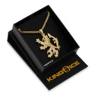 14K Gold / M Knight Lion Necklace NKX13016