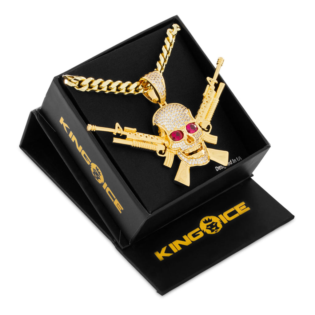 M16 Jolly Roger Necklace