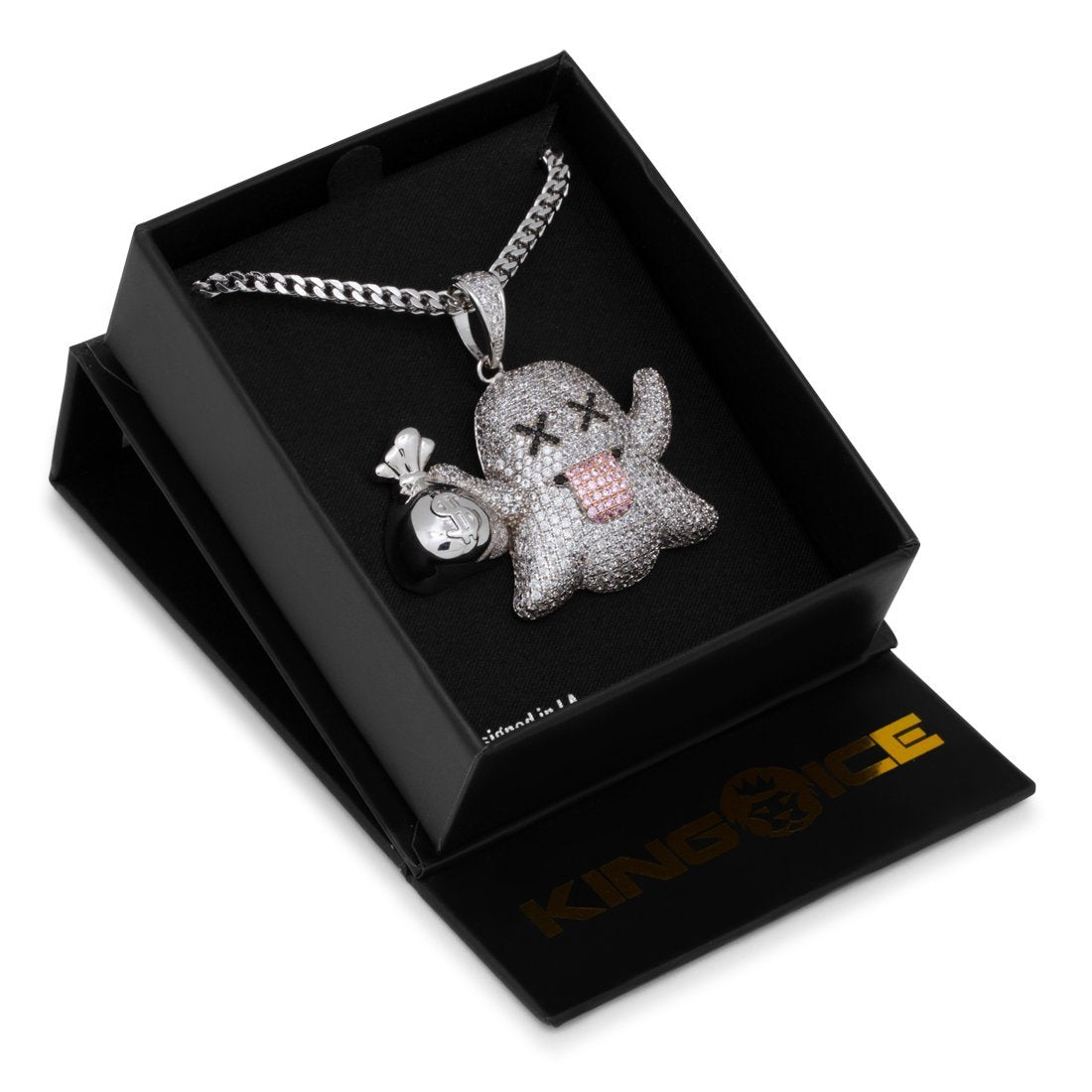 Ghost outlet emoji necklace