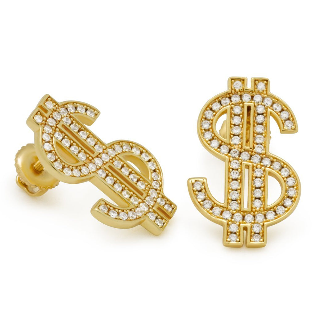 14K Gold The Money Earrings ERX13351