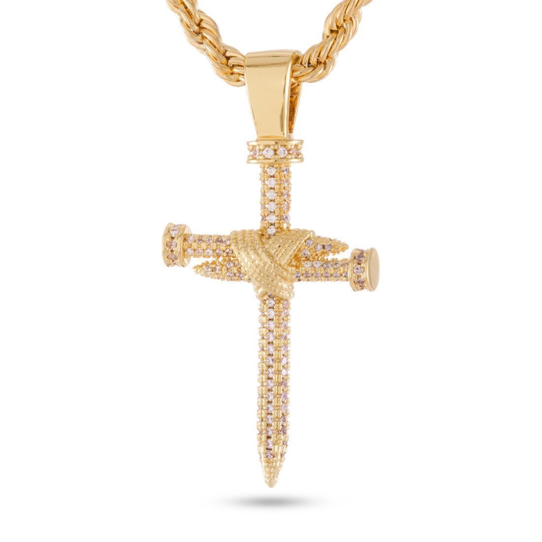 Nail Cross Necklace Crosses King Ice