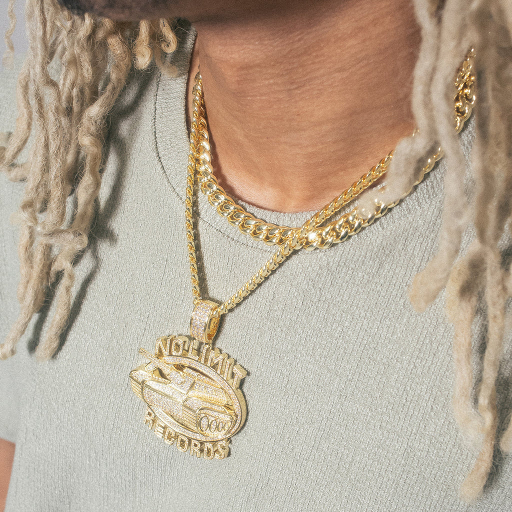 No Limit Records x King Ice - 98 Logo Necklace